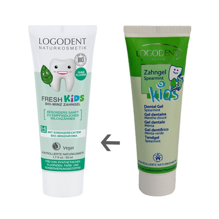 Gel dentale Bambino - Menta - Logodent (Logona) - 50ml