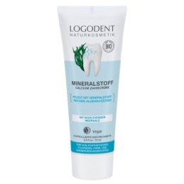 Dentifrice BIO au Calcium minéral - Nourrit avec des extraits d'algues riches en minéraux - 75ml - Logodent (Logona)