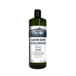 Sapone Ecologico Nero Oliva, Polivalente - 1 Litro - La Corvette (Marseille)