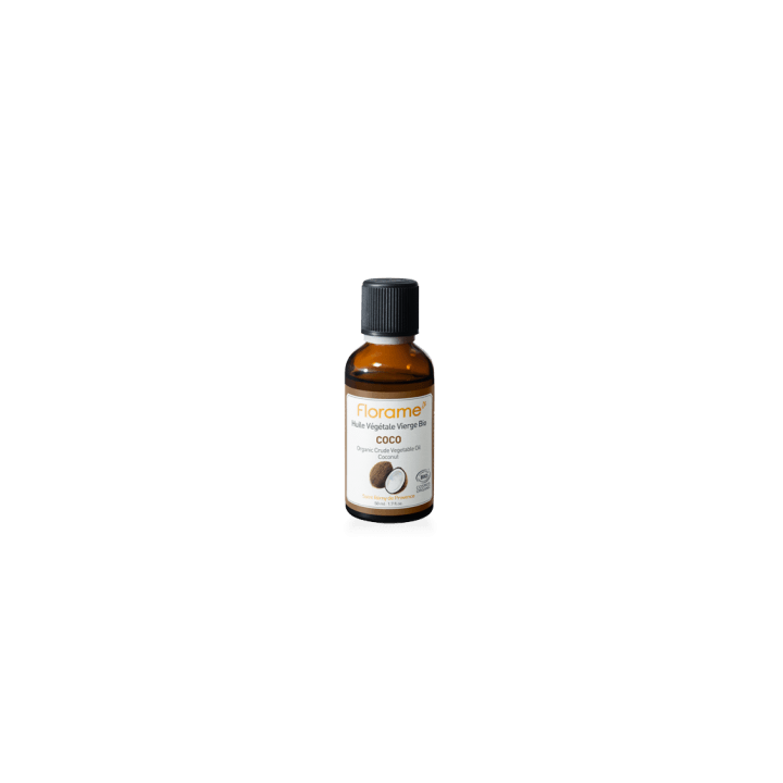 Olio vegetale biologico vergine - Cocco - 50ml - Florame