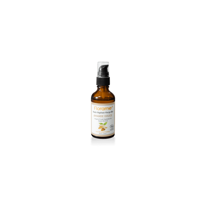 Huile végétale vierge BIO - Amande douce - 50ml - Florame