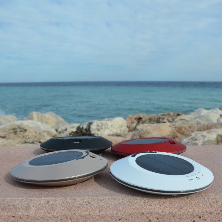 Diffuseur d'huiles essentielles solaires à ultrasons - SOLWHEEL Noir - ZEN'Arôme