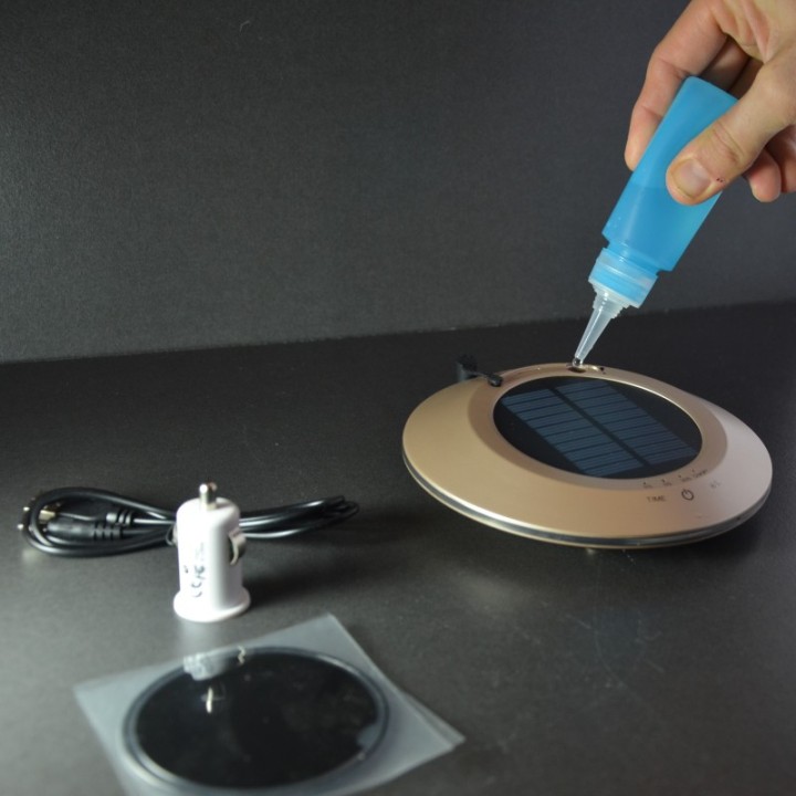 Diffuseur d'huiles essentielles solaires à ultrasons - SOLWHEEL Noir - ZEN'Arôme