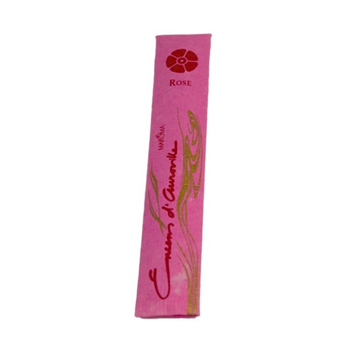 Encens Naturel à la Rose - 10 Bâtonnets - Maroma Auroville - Artisanal