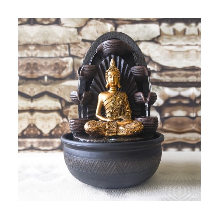Fontaine à eau - Bouddha "Chakra" - Zen'Light