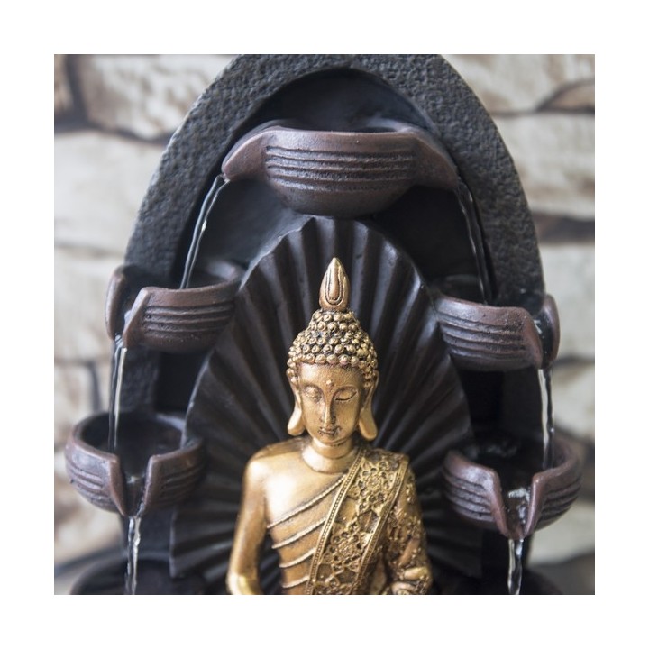 Fontaine à eau - Bouddha "Chakra" - Zen'Light