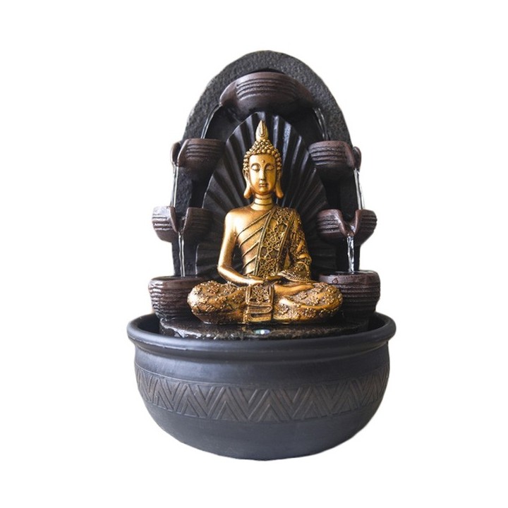 Fontaine à eau - Bouddha "Chakra" - Zen'Light