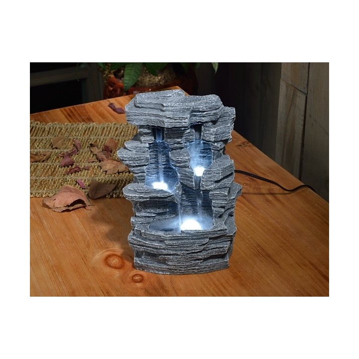 Fontaine à eau - Nature "Grand Canyon" (avec éclairage LED) - Zen'Light