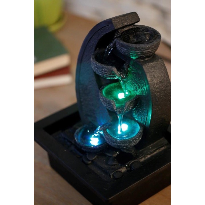 Fontana - "Cascata" (con illuminazione a LED) - Zen'Light