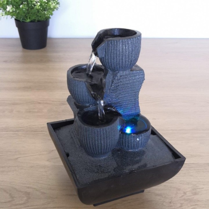 Zimmerbrunnen - "Kini" (mit LED-Beleuchtung) - Zen'Light