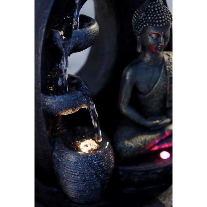 Fontana - Buddha "Armonia" (con illuminazione a LED) - Zen'Light