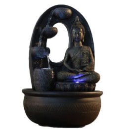Fontaine à eau - Bouddha "Harmonie" (avec éclairage LED) - Zen'Light