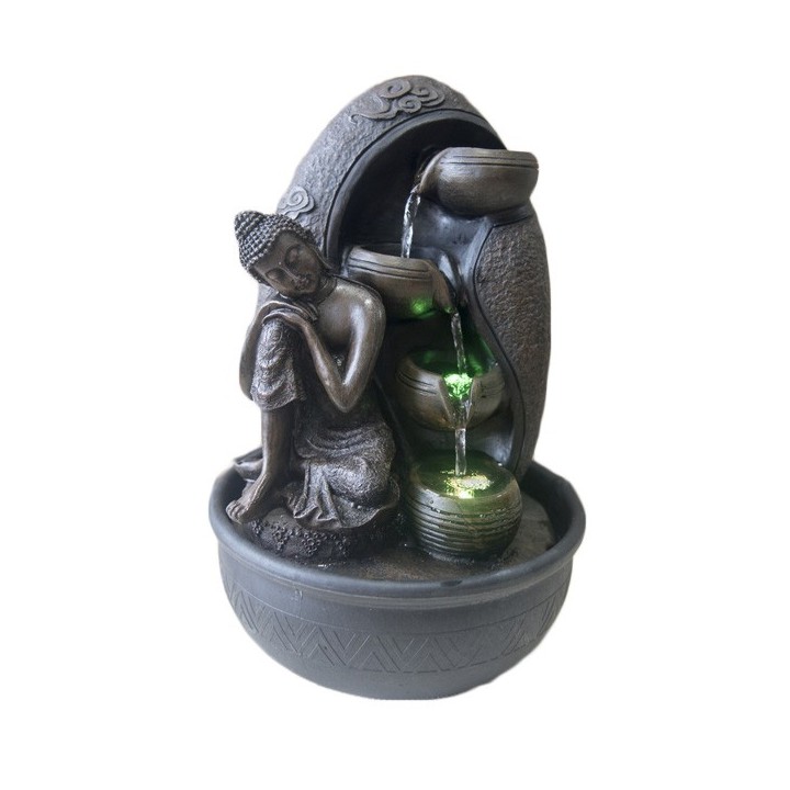 Fontana - Buddah "Krishna" (con illuminazione a LED) - Zen'Light