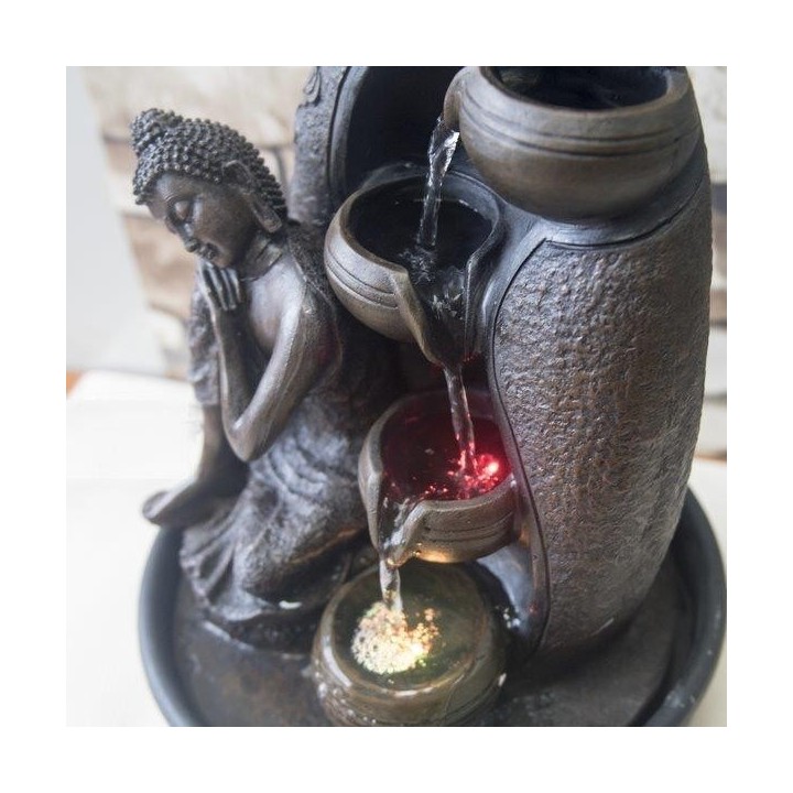 Fontana - Buddah "Krishna" (con illuminazione a LED) - Zen'Light