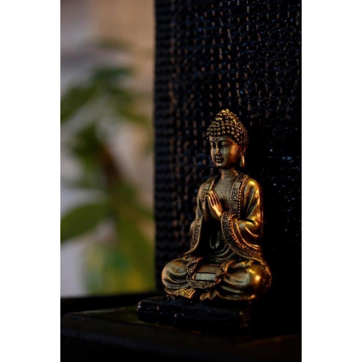 Fontana - Buddha "Zenitude" (con illuminazione a LED) - Zen'Light