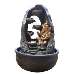 Fontaine à eau - Bouddha "Mystic" (avec éclairage LED) - Zen'Light