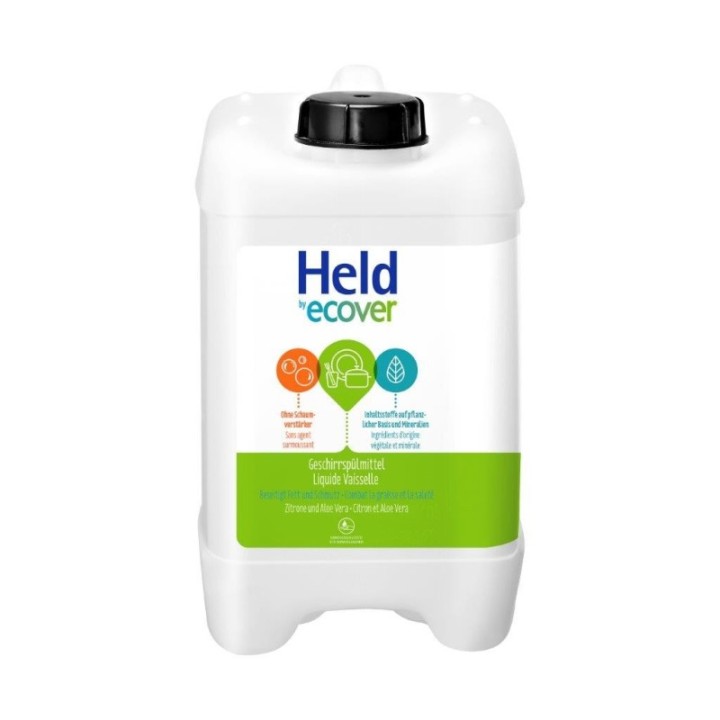 Liquide vaisselle écologique - Citron & Aloé Vera - 5L - Held by Ecover