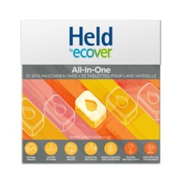 Tablettes lave-vaisselle, All-in-one, Citron - 25x 20g - Held by Ecover