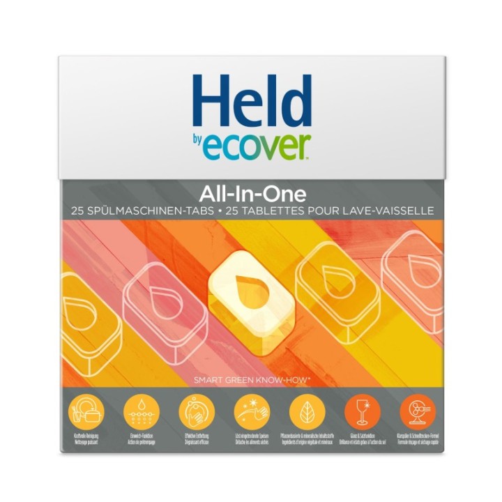 Geschirrspültabs All-in-One, Lemon - 25x 20g - Held by Ecover