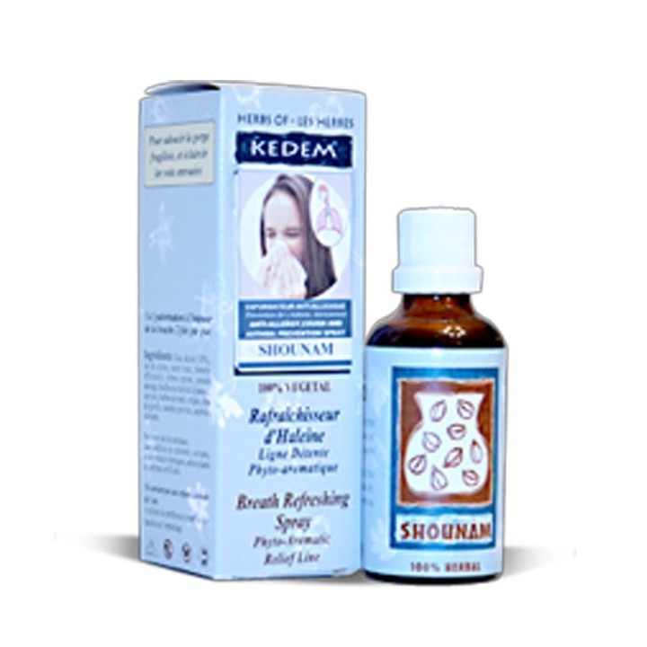 Shouman - Solution vaporisateur anti-allergique - 50ml - Les Herbes de Kedem