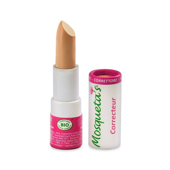 Multicorrecteur à la rose musquée Bio, N°02 moyen - 3,5g - Mosqueta's