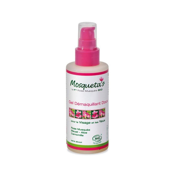 Bio milder Reinigungs  Gel (Abschminkgel) mit Hagebutte - 150 ml - Mosqueta's 