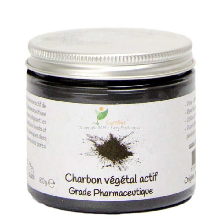 Carbone attivo farmaceutico (cocco) - 80g - Curenat