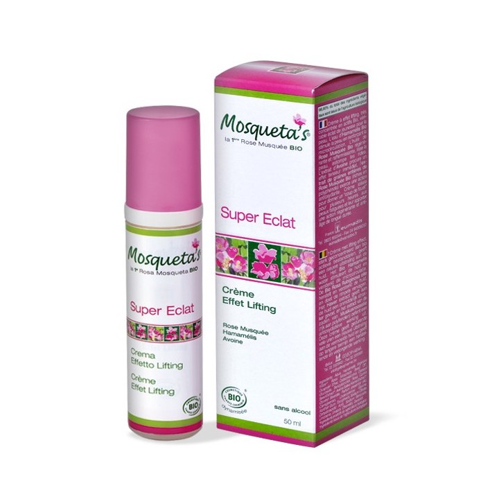 Super Eclat, Bio-Creme mit Lifting-Effekt, regenerierend - 50ml - Mosqueta's