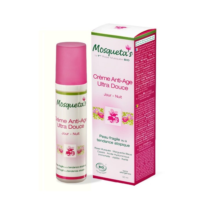 Crema Anti-Age, Ultra Dolce (Giorno - Notte) - 50ml - Mosqueta's