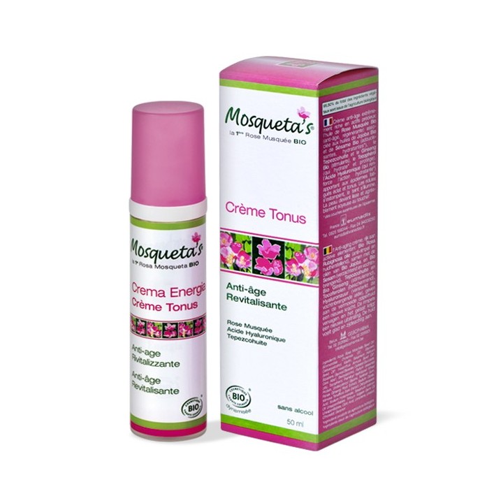 Crema Energia biologica, Anti-Age, Rivitalizzante - 50ml - Mosqueta's