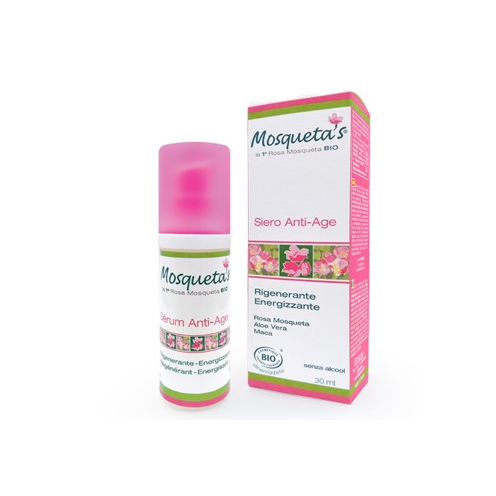 Siero Anti-Age Energizzante biologica - 30ml - Mosqueta's