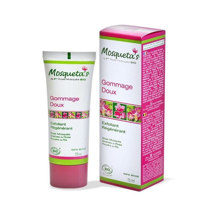 Sanftes Bio-Peeling, regenerierendes Peeling - 75ml - Mosqueta's
