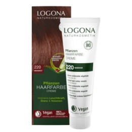Crème de coloration végétale BIO 220, prêt à l'emploi  - Vin Rouge - 150ml - Logona