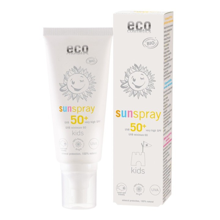 Spray solaire Kids 50+ - Très haute protection - Indice 60 (UVB) - 100ml - ECO Cosmectis 