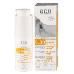 Gel protettivo solare viso BIOLOGICO trasparente, pelle sensibile - SFP 30 - 30ml - ECO Cosmetics