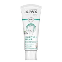 Zahncreme Sensitive & Repair - Mit Bio-Kamille & Natriumfluorid - 75ml - Lavera