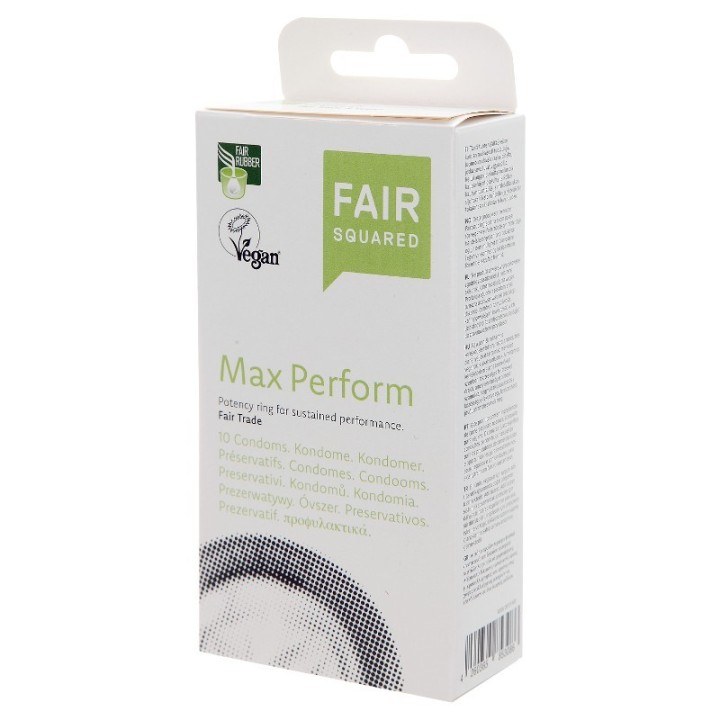 Préservatifs véganes et équitables - Max Perform - 10pces - Fair Squared