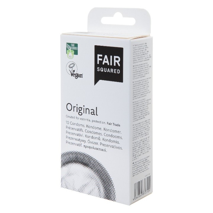 Qualitätskondome (vegan und Fair Trade) - MODEL - 10pces - Fair Squared