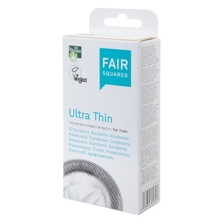 Qualitätskondome (vegan und Fair Trade) - MODEL - 10pces - Fair Squared