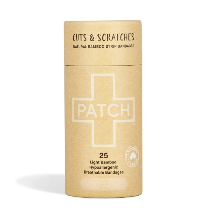 Pansements/sparadraps en fibre de bambou organique et hypoallergénique  - Nature/Neutre - 25 pces - PATCH