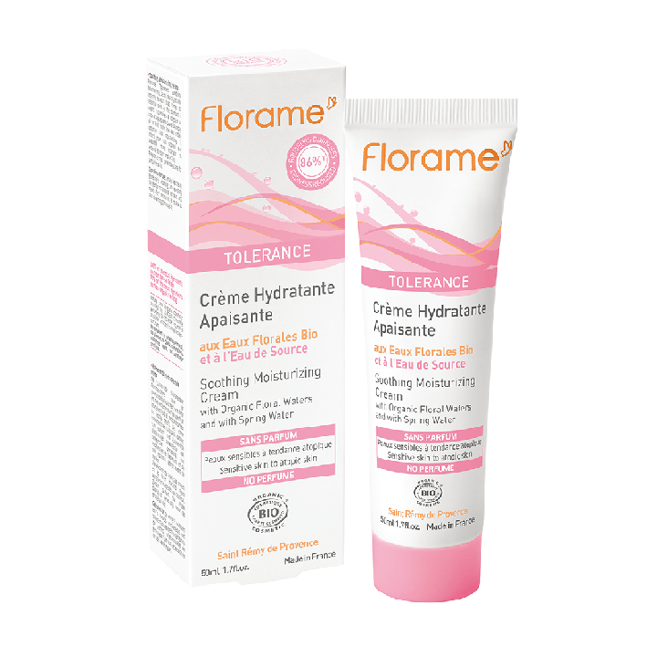 Crema ORGANICA, idratante e lenitiva - Tolleranza - 50ml - Florame