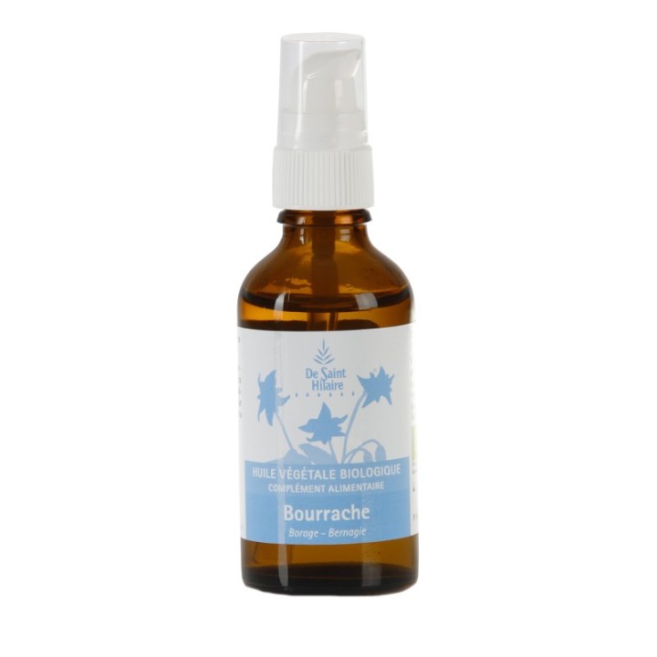 Olio vegetale (biologico) di borragine - 50ml - De Saint Hilaire