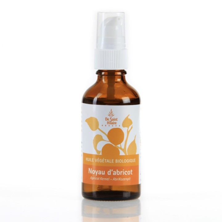 Pflanzliche Bio-Aprikosenkernöl - 50ml - De Saint-Hilaire