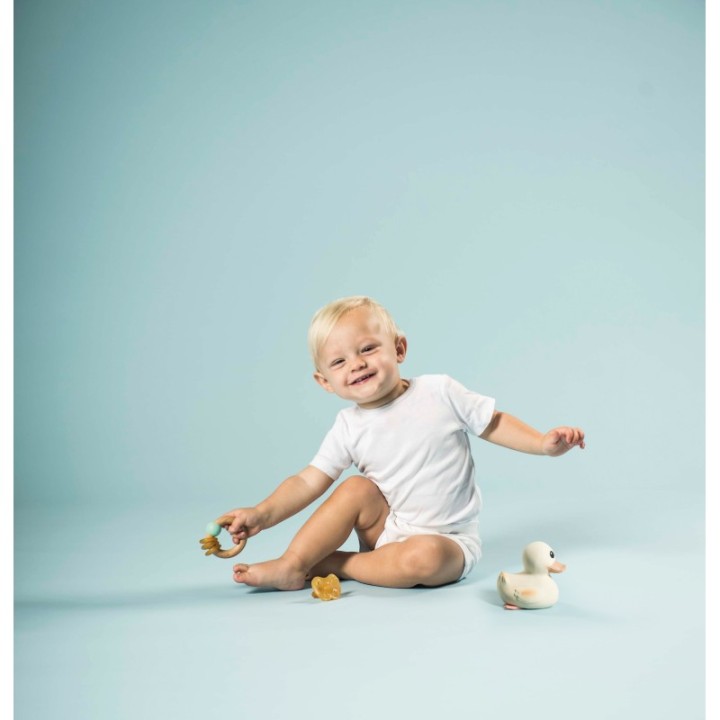 Ciucci per bambini 100% gomma naturale - "Crown pacifier" arrotondato, da 3 a 36 mesi - Hevea