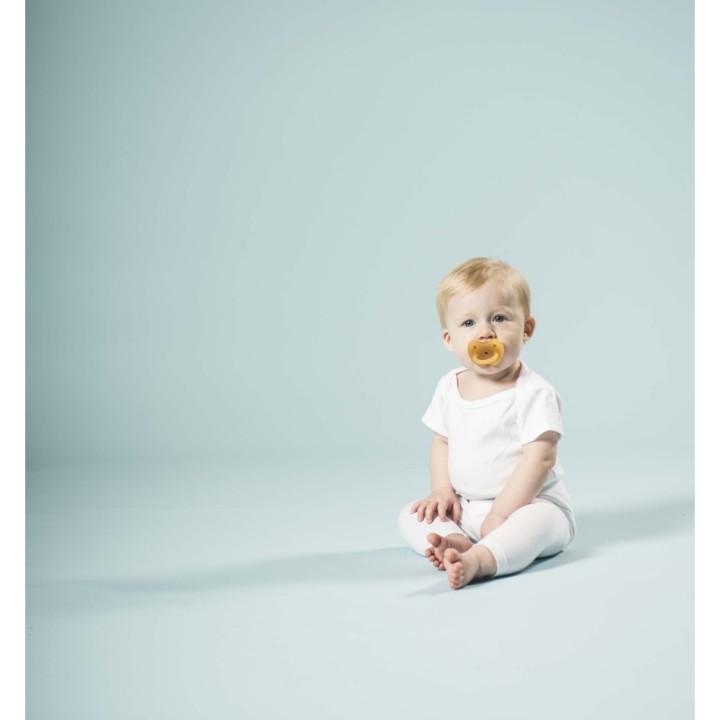 Tétines (lolettes) hygièniqes pour bébés 100% caoutchouc naturel - "Star & moon pacifier" Orthodontique, 0 à 3 mois - Hevea