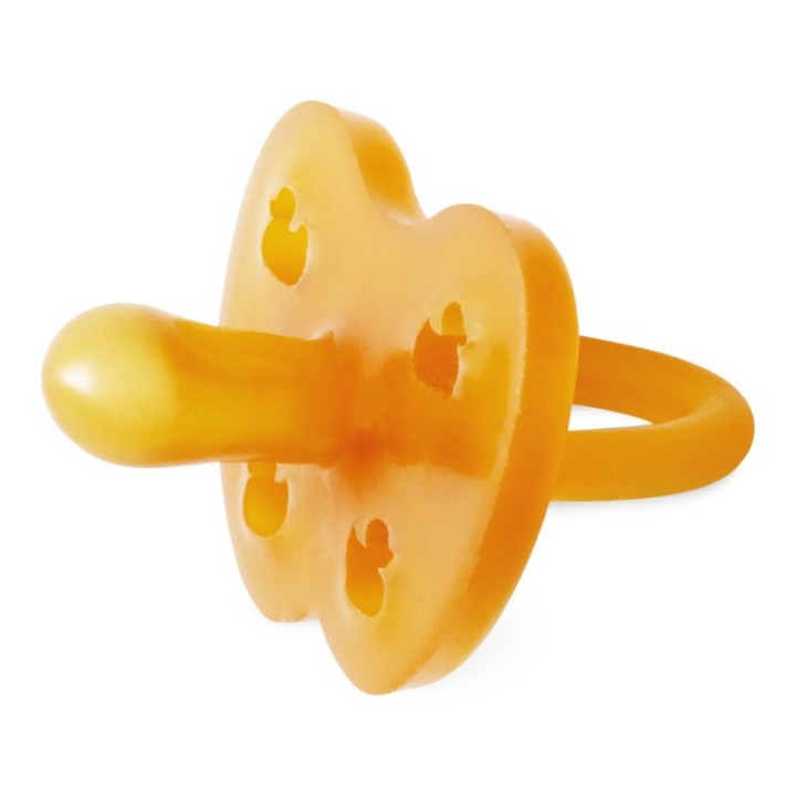 100% Naturkautschuk Baby-sauger - "Duck Pacifier" Symmetrisch, 3 bis 36 Monate - Hevea