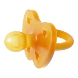 100% Naturkautschuk Baby-sauger - "Crown pacifier" Gerundet, 3 bis 36 Monate - Hevea