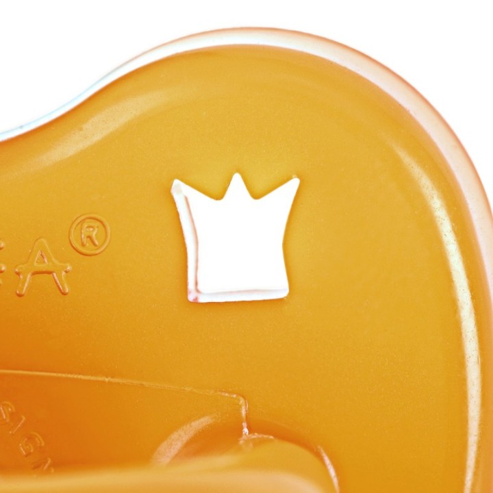 Tétines (lolettes) pour bébés 100% caoutchouc naturel - "Crown pacifier" Arrondie, 0 à 3 mois - Hevea