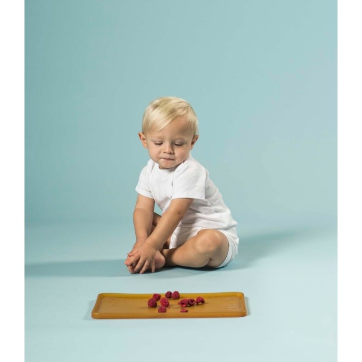 Set de table bébé en caoutchouc 100% naturel, 35x22cm - Hevea