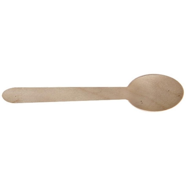 Cucchiai in pioppo - 100pz - Ecodis